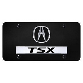 Automotive Gold License Plate - Acura TSX Stainless Steel - DTSXCB