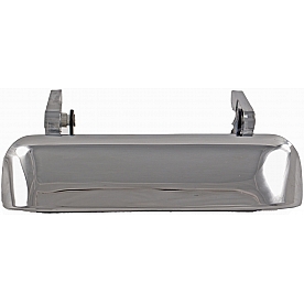 Help! By Dorman Tailgate Handle - Chrome Plated Plastic Silver - 90694