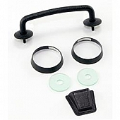 Rugged Ridge Hood Appearance Set Textured Black Powder Coated Steel - 1120105