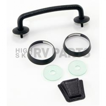 Rugged Ridge Hood Appearance Set Textured Black Powder Coated Steel - 1120105