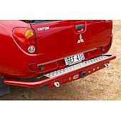 ARB Bumper Steel Powder Coated Black Step Tow Bar 1-Piece - 3646030