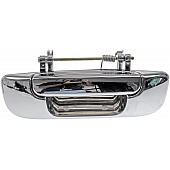 Help! By Dorman Tailgate Handle - Chrome Plated Plastic Silver - 91025