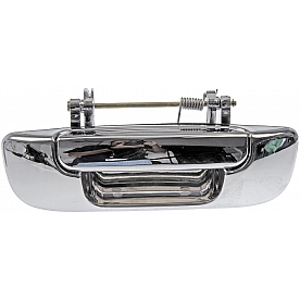Help! By Dorman Tailgate Handle - Chrome Plated Plastic Silver - 91025