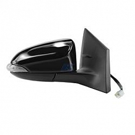 K-Source Exterior Mirror Electric Rectangular Black Single - 70655T