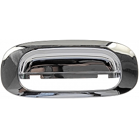 Help! By Dorman Tailgate Handle Bezel - Plastic Silver - 91040