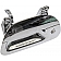 Help! By Dorman Tailgate Handle - Chrome Plated Plastic Silver - 91085