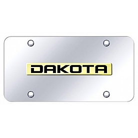 Automotive Gold License Plate - Dakota Stainless Steel - DAKNGC