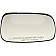 Help! By Dorman Exterior Mirror Glass Rectangular Power Single - 56437