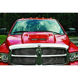 Reflexxion Hood - Single Cowl Ram Air Style Bare Galvanneal Steel Silver - 702801
