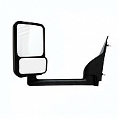 Velvac Exterior Mirror Manual Rectangular Black - 728755