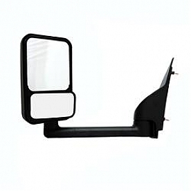 Velvac Exterior Mirror Manual Rectangular Black - 728755