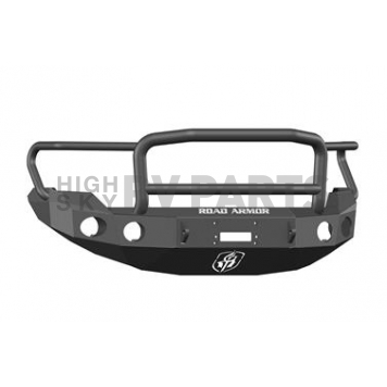 Road Armor Bumper Stealth Lonestar 1-Piece Design Steel Black - 66135B