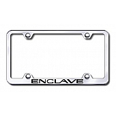 Automotive Gold License Plate Frame - Silver Stainless Steel - LFWENCEC