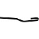 Help! By Dorman WindShield Wiper Arm 23-3/4 Inch Black Single - 42729
