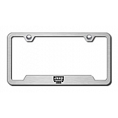 Automotive Gold License Plate Frame - Silver Stainless Steel - GFJEEGES