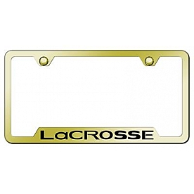 Automotive Gold License Plate Frame - Gold Stainless Steel - GFLACREG