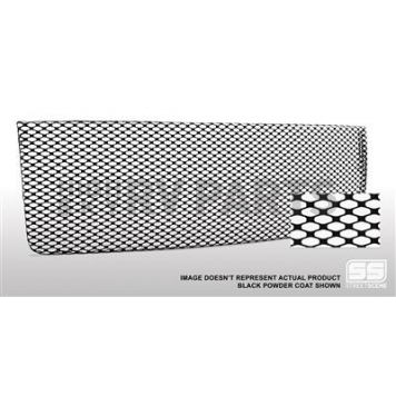 Street Scene Bumper Grille Insert Mesh Powder Coated Black Aluminum - 95074132