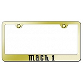 Automotive Gold License Plate Frame - Gold Stainless Steel - LFMACEG