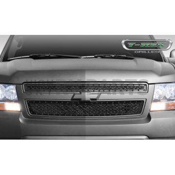 T-Rex Truck Products Grille Insert - Formed Woven Wire Mesh Style Rectangular Black Powder Coated Steel - 6710511BR