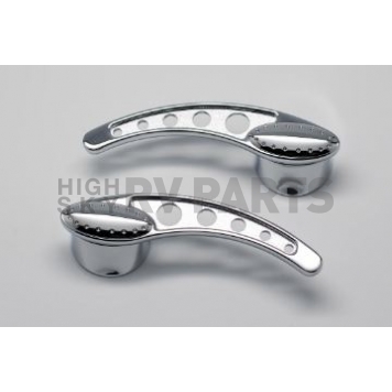 Lokar Performance Window Crank Handle - Aluminum Silver Single - PT103EF