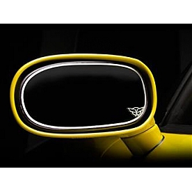 American Car Craft Exterior Mirror Trim Ring Stainless Steel  - 032014