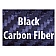 American Car Craft Exterior Mirror Trim Ring Stainless Steel Black Carbon Fiber - 052029BLK