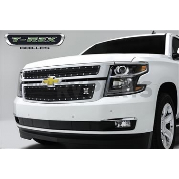 T-Rex Truck Products Grille Insert - Mesh Rectangular Black Powder Coated Steel - 6710551