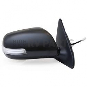 K-Source Exterior Mirror Electric OEM Black Single - 70645T