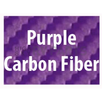 American Car Craft Exterior Mirror Trim Ring Stainless Steel Purple Carbon Fiber - 052031PUR-2