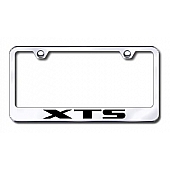 Automotive Gold License Plate Frame - Silver Stainless Steel - LFXTSEC