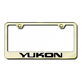 Automotive Gold License Plate Frame - Gold Stainless Steel - LFYUKEG