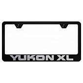 Automotive Gold License Plate Frame - Black Stainless Steel - LFYXLEB