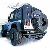 Rugged Ridge Bumper RRC 1-Piece Design Steel Black - 1150311