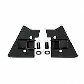 Rugged Ridge Exterior Mirror Relocation Bracket Powder Coated Black Steel Set Of 2 - 1102502