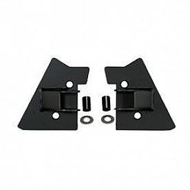 Rugged Ridge Exterior Mirror Relocation Bracket Powder Coated Black Steel Set Of 2 - 1102502