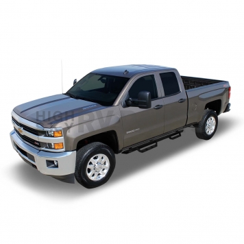 Raptor Series Nerf Bar Black Matte Steel - GTS14CH-6
