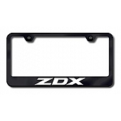 Automotive Gold License Plate Frame - Black Stainless Steel - LFZDXEB