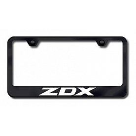 Automotive Gold License Plate Frame - Black Stainless Steel - LFZDXEB