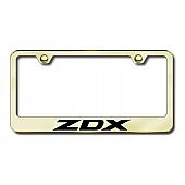 Automotive Gold License Plate Frame - Gold Stainless Steel - LFZDXEG