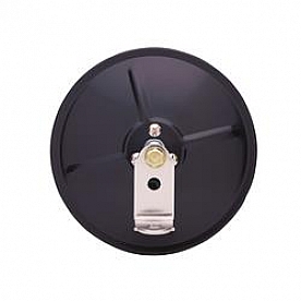 K-Source Exterior Mirror Manual Round Black Single - CL060B