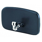 K-Source Exterior Mirror Manual Rectangular Black Single - CL082