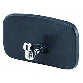 K-Source Exterior Mirror Manual Rectangular Black Single - CL082