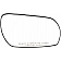Help! By Dorman Exterior Mirror Glass Rectangular Power Single - 56551