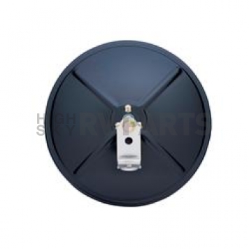 K-Source Exterior Mirror Manual Round Black Single - CL085B