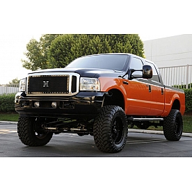 T-Rex Truck Products Grille Insert - Mesh Rectangular Black Powder Coated Steel - 6715611
