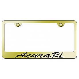 Automotive Gold License Plate Frame - Gold Stainless Steel - LFSARLEG