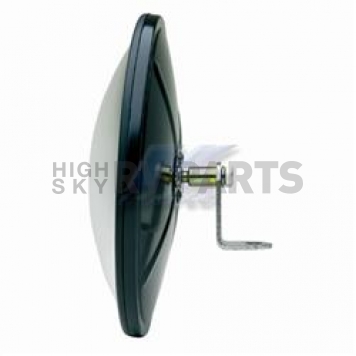 K-Source Exterior Mirror Manual Round Black Single - CL085BBB