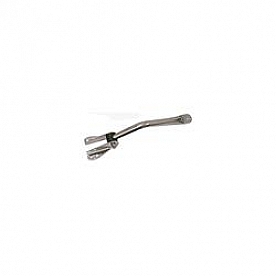 Rugged Ridge Exterior Mirror Bracket Polished Silver Stainless Steel Single - 1100702