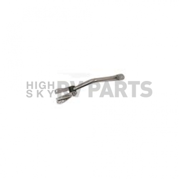 Rugged Ridge Exterior Mirror Bracket Polished Silver Stainless Steel Single - 1100702
