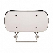 K-Source Exterior Mirror Manual Rectangular Silver Single - CL100